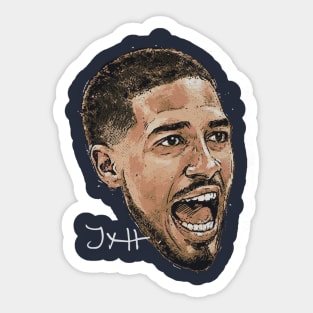 Tyrese Haliburton Indiana Scream Sticker